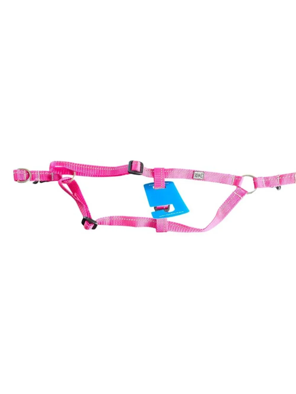 Reflective Pink Adjustable Dog Harness For Small Breeds